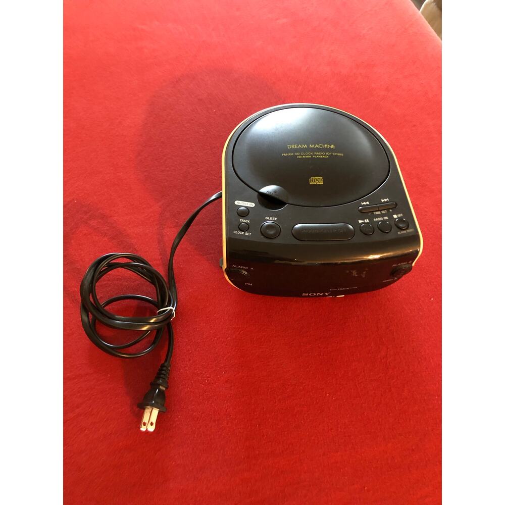Sony Dream Machine CD player alarm clock radio